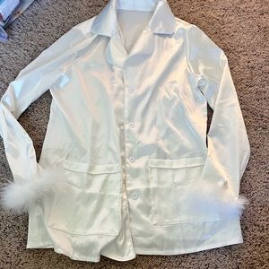 White Feather PJ Set